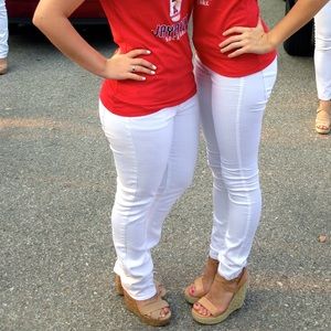 JCREW White Skinny Jeans